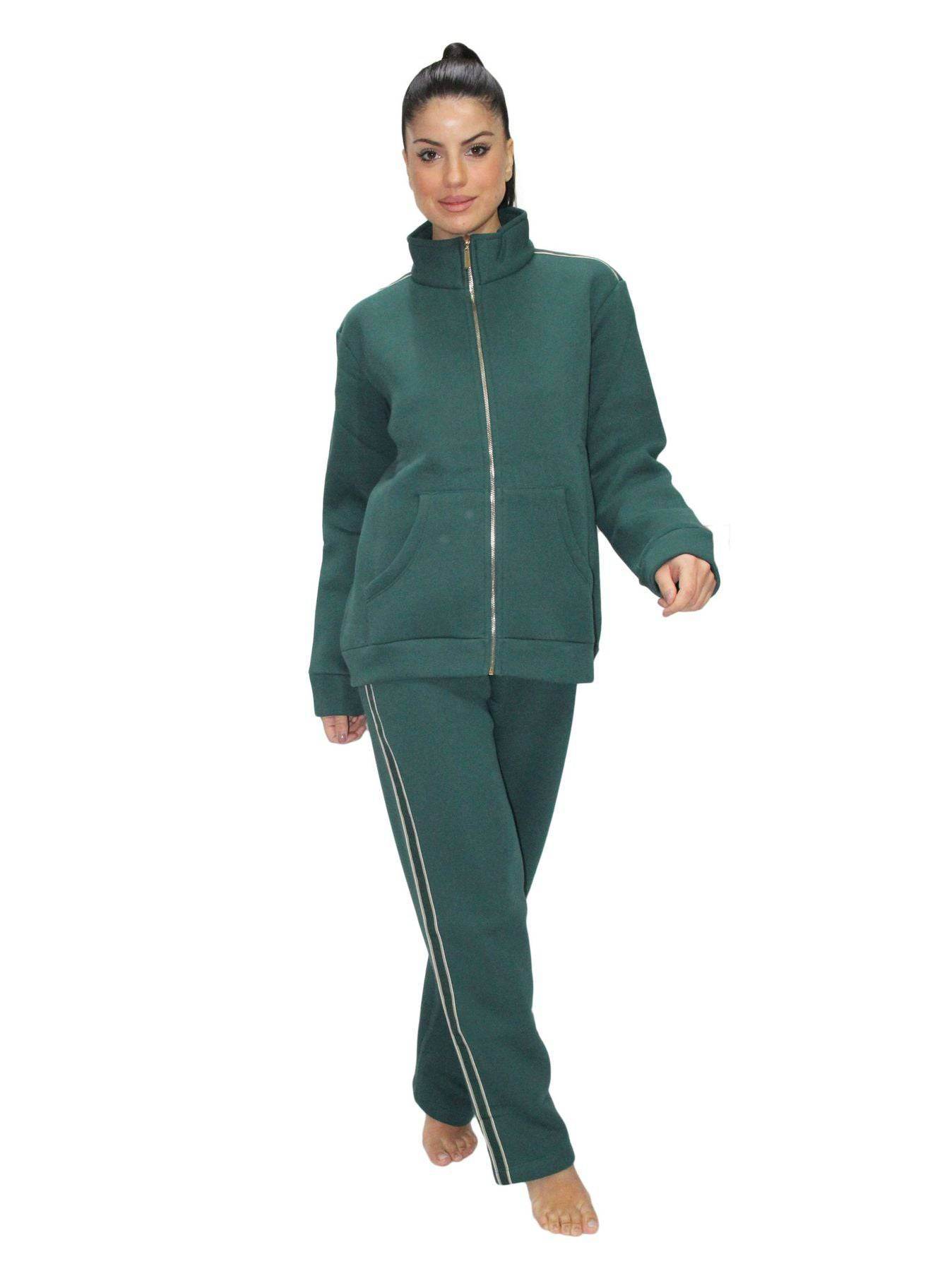 Tuta con zip Donna I2363 Fida - evabiancheria